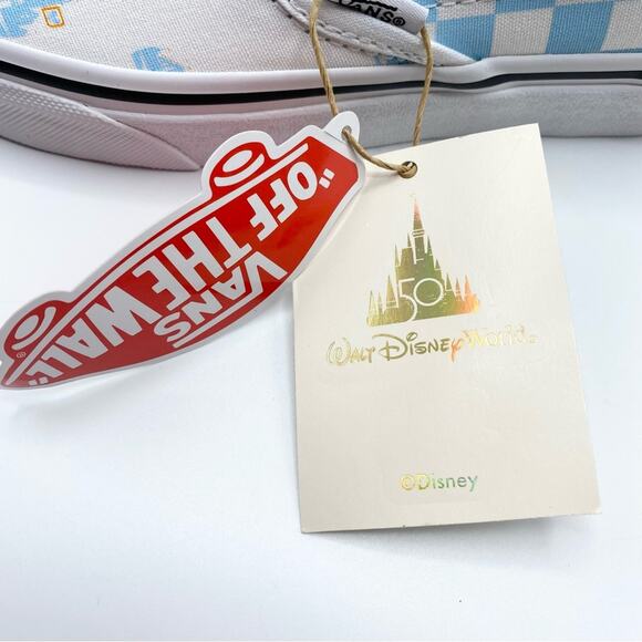 Vans Walt Disney World 50th Anniversary Mickey Mouse/Cinderella Castle Slip Ons - Picture 11 of 13